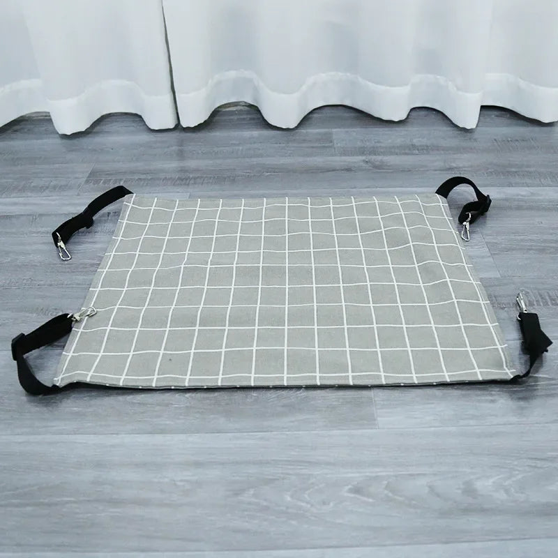 Cat Hanging Hammock with Adjustable Straps Double-Sided