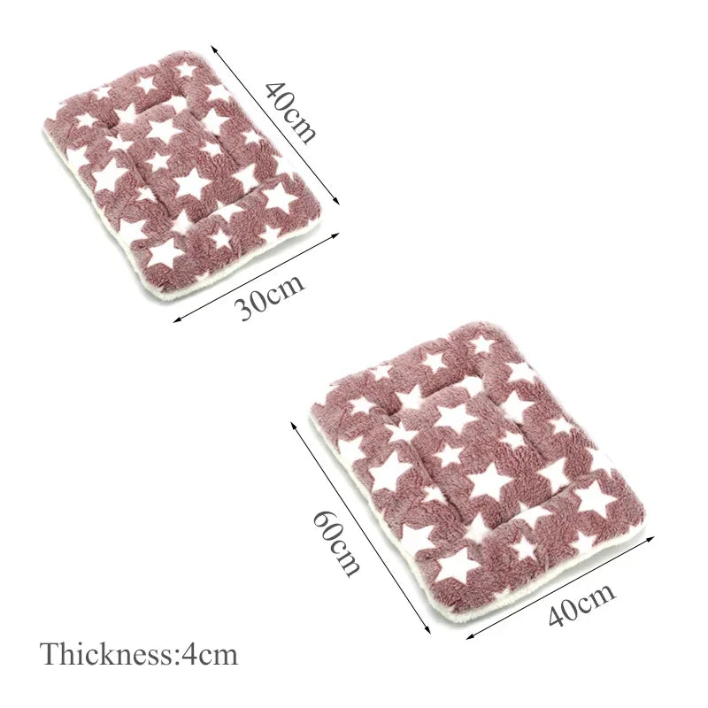 Thickened Pet Soft Fleece Pad Pet Blanket for small pet