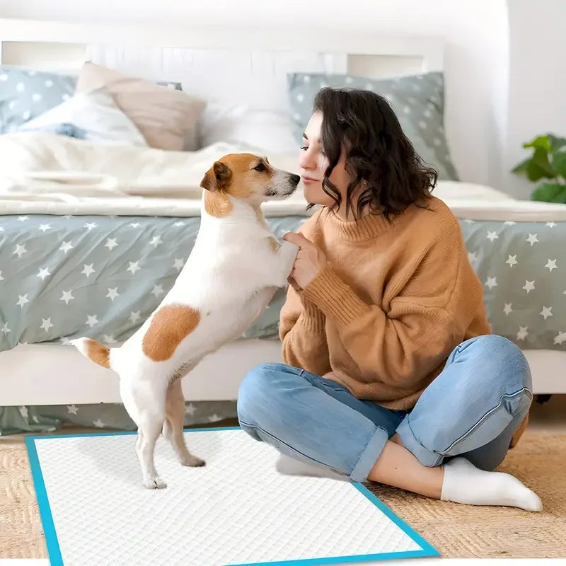 Dog Pee Pads Various Sizes Of Premium Disposable Dog Training Pads Super Absorbency Blue Extra Strength Leak-Proof