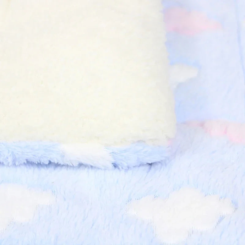 Thickened Pet Soft Fleece Pad Pet Blanket for small pet