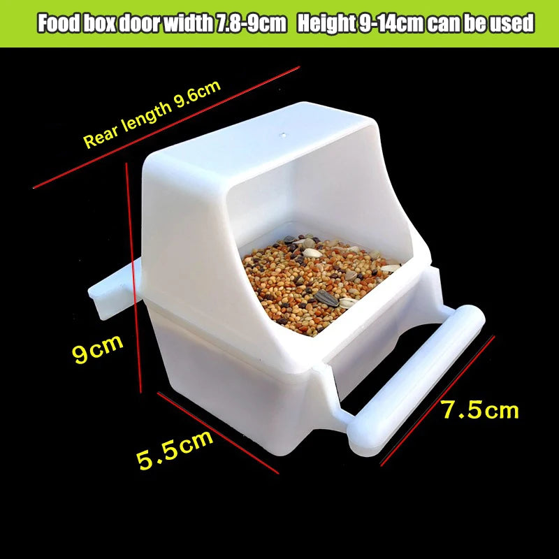 Hanging Bird Feeders Plastic Food Container