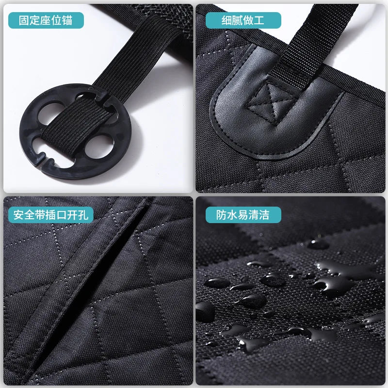 Dog Rear Back Protector Car Seat Cover Waterproof Travel Mat Hammock for Small Medium Large Dogs