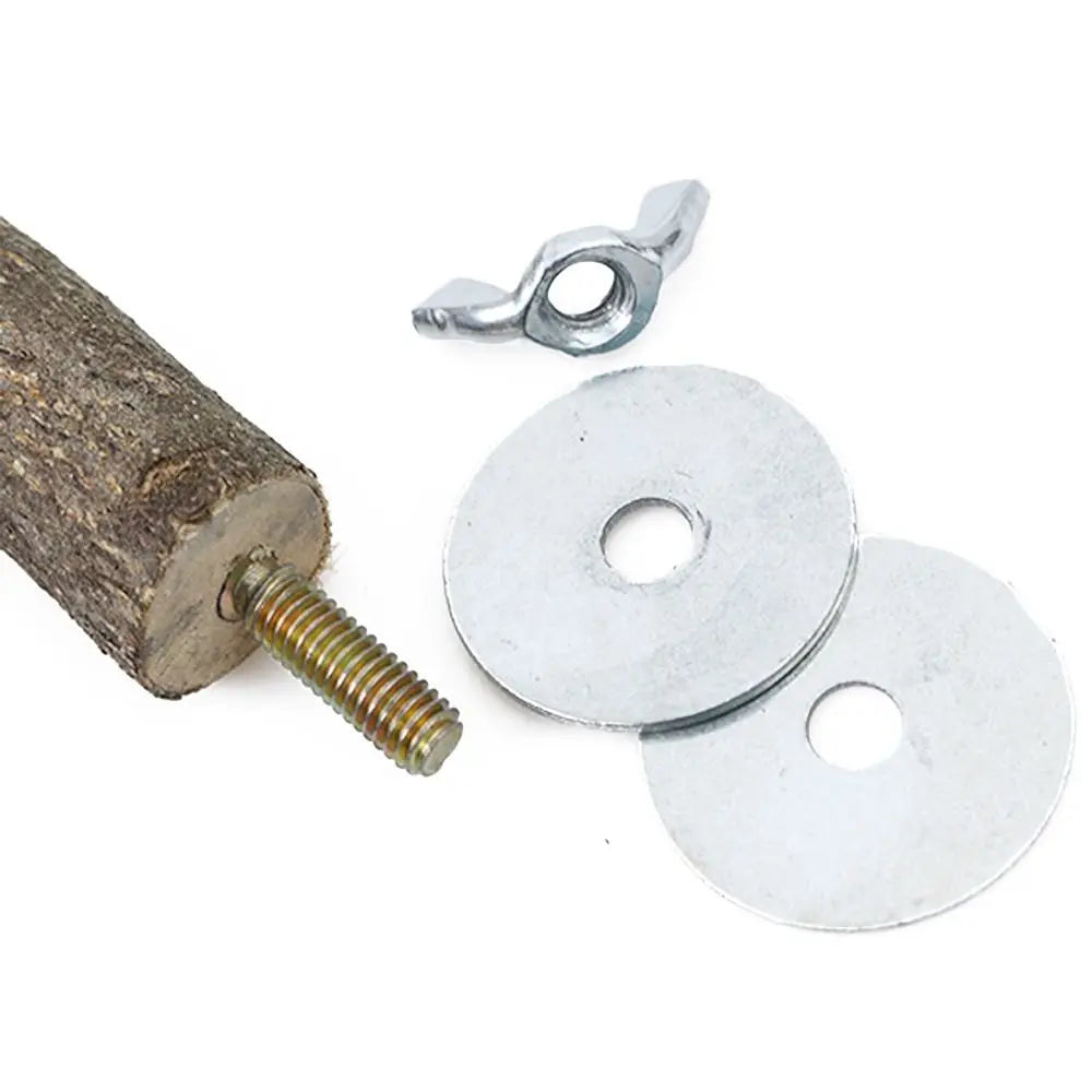 2Pcs  Tree Branch Rack Hanging Perch Chew Bite Toys  Stick