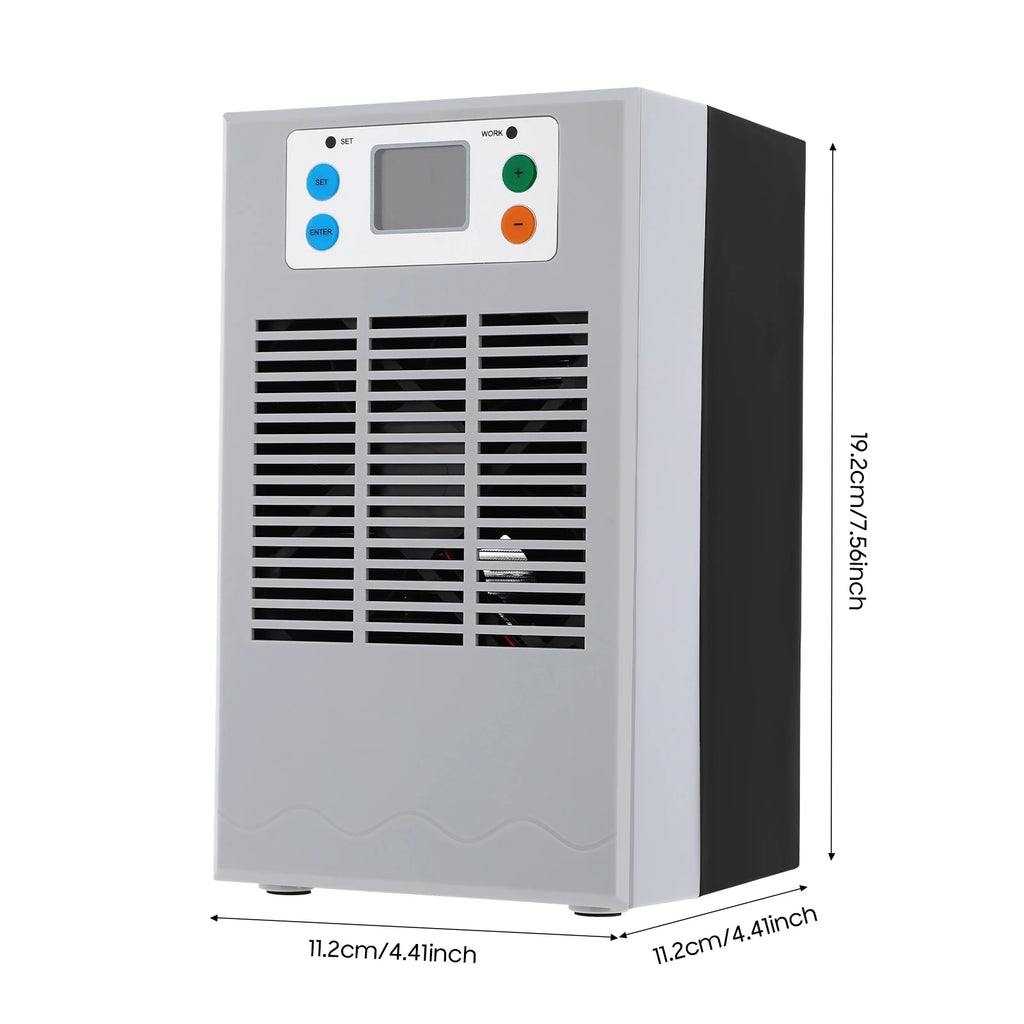 100w Fish Tank Hot And Cold Water Machine 110v Us Plug Led Display Suitable For Seawater Freshwater Coral Reef Tanks