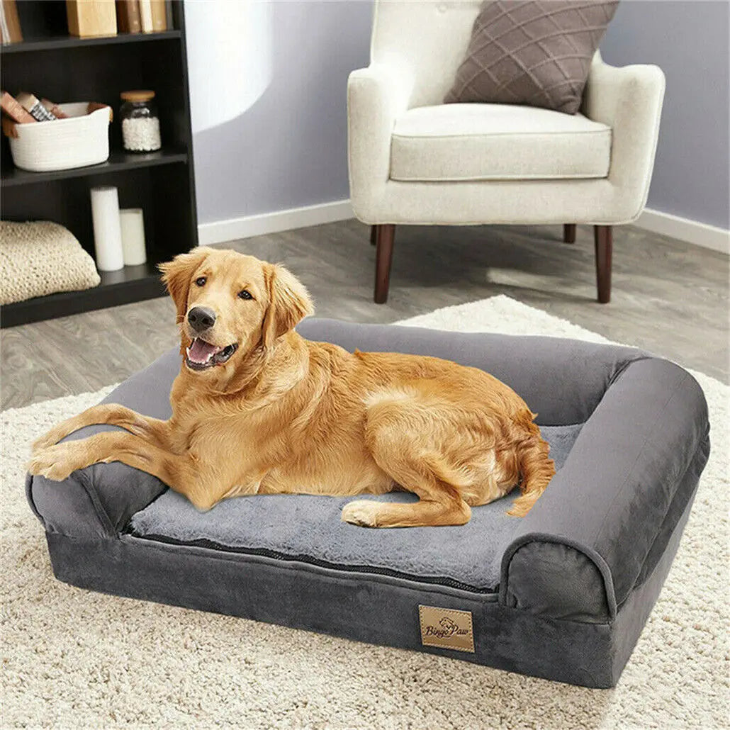XXL Large Orthopedic Dog Bed Cozy with Washable Cover