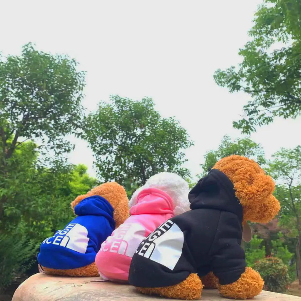 Dog Hoodies Wind Warm Coat for Small Large Dogs