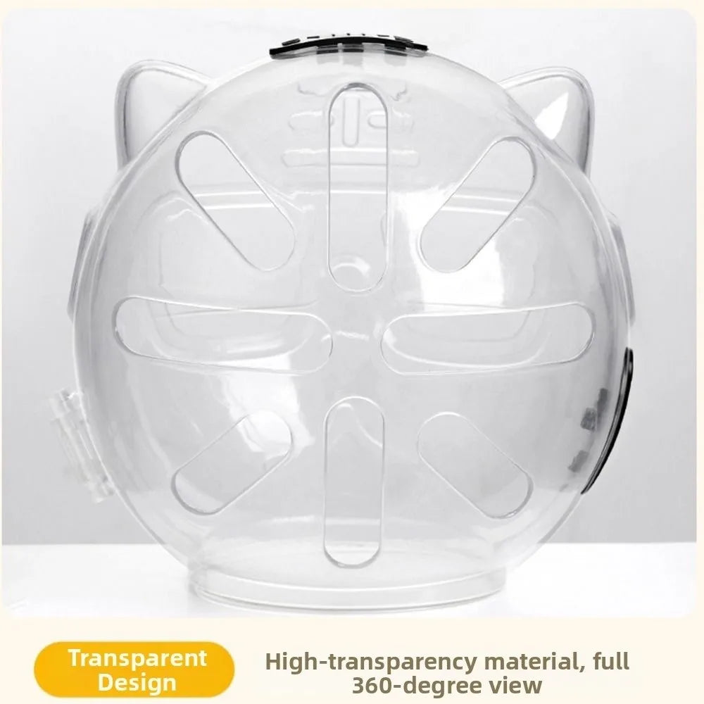 Transparent Cat Bubble Muzzle Anti-Bite Hood Breathable Anti-Licking Cat Head Cover