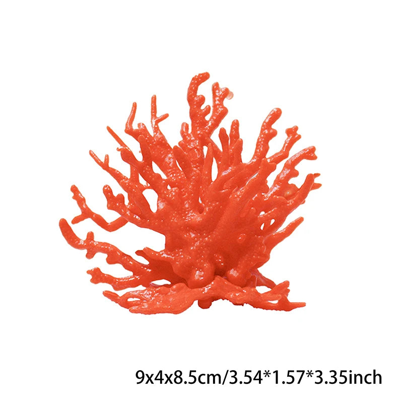 Coralline Artificial Aquarium Fish Tank Decorations PVC Plants Coral Ornaments