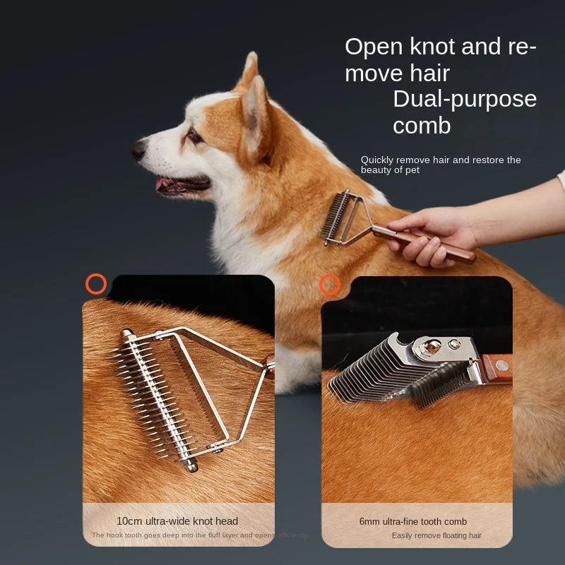 Pet Dog Brush Cat Comb Self Cleaning Pet Hair Remover