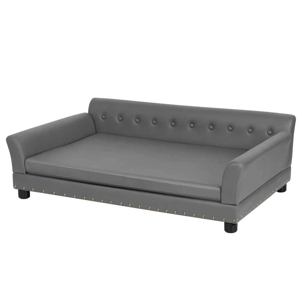 Rectangle Pet Bed for Medium and Large Dogs, Durable Elevated Dog Sofa Bed, Comfortable Dog Couch