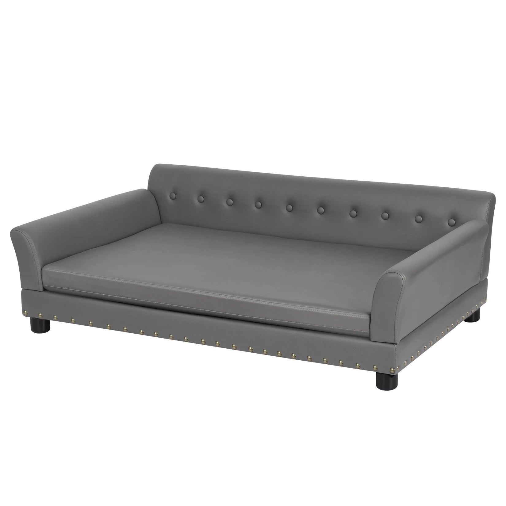 Rectangle Pet Bed for Medium and Large Dogs, Durable Elevated Dog Sofa Bed, Comfortable Dog Couch