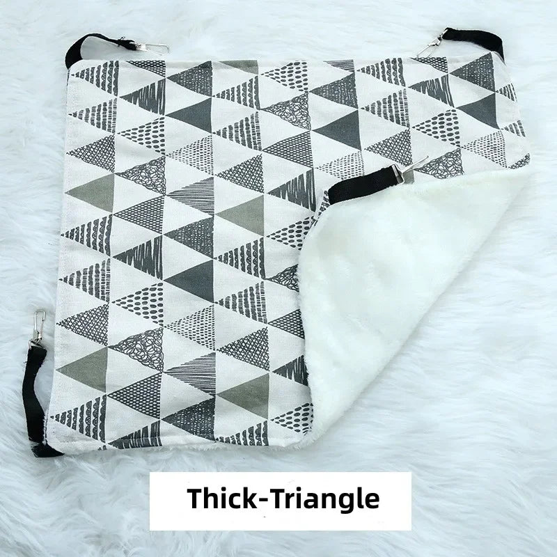 Cat Hanging Hammock with Adjustable Straps Double-Sided