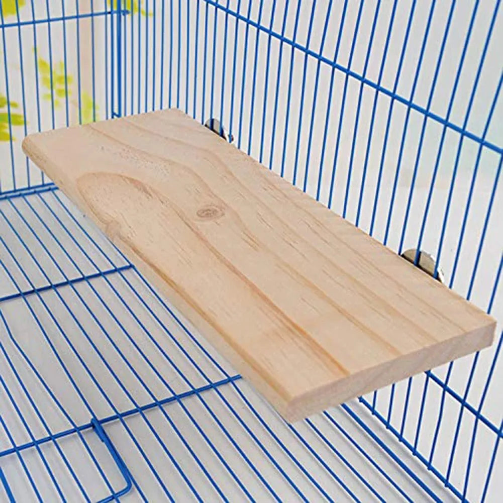 Pet Wood Platform Clean Cage Accessories