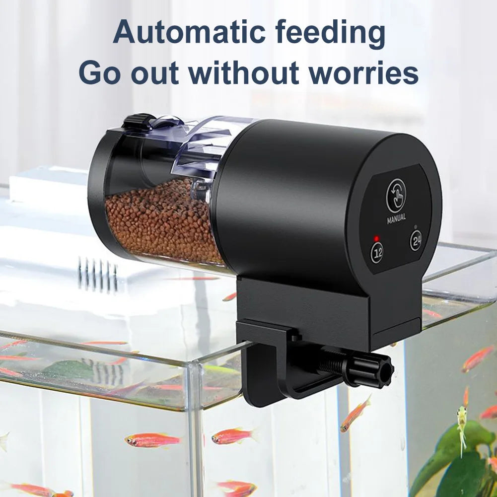 Automatic Large Timer Food Fish Tank Feeder Dispenser for Aquariums and Ponds