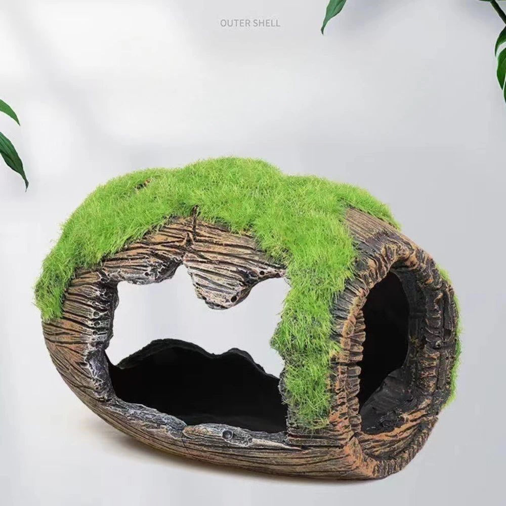 Aquarium Barrel Decoration Fish Shrimp Shelter Fish Tank Resin Barrel Ornament