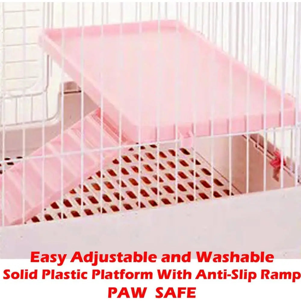 Large Multi-Level Indoor Small Animal Pet Cage Guinea Pig ferret Squirrel Chinchilla Cat Playpen Rabbit Hutch Solid Platform