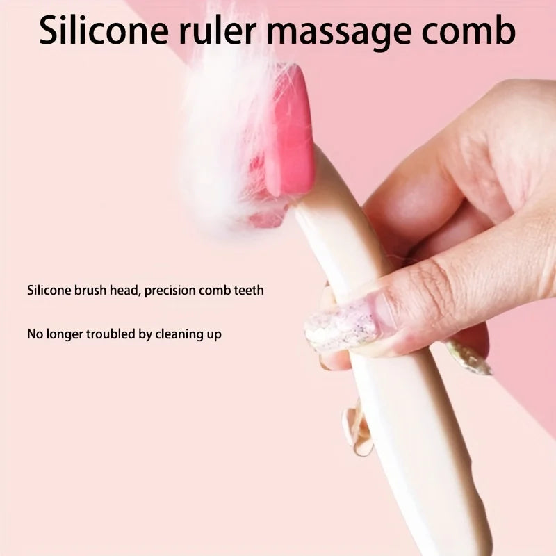 1Pc Detachable Rabbit Massage Hair Removal Comb For Rabbits, Chinchillas and Cats