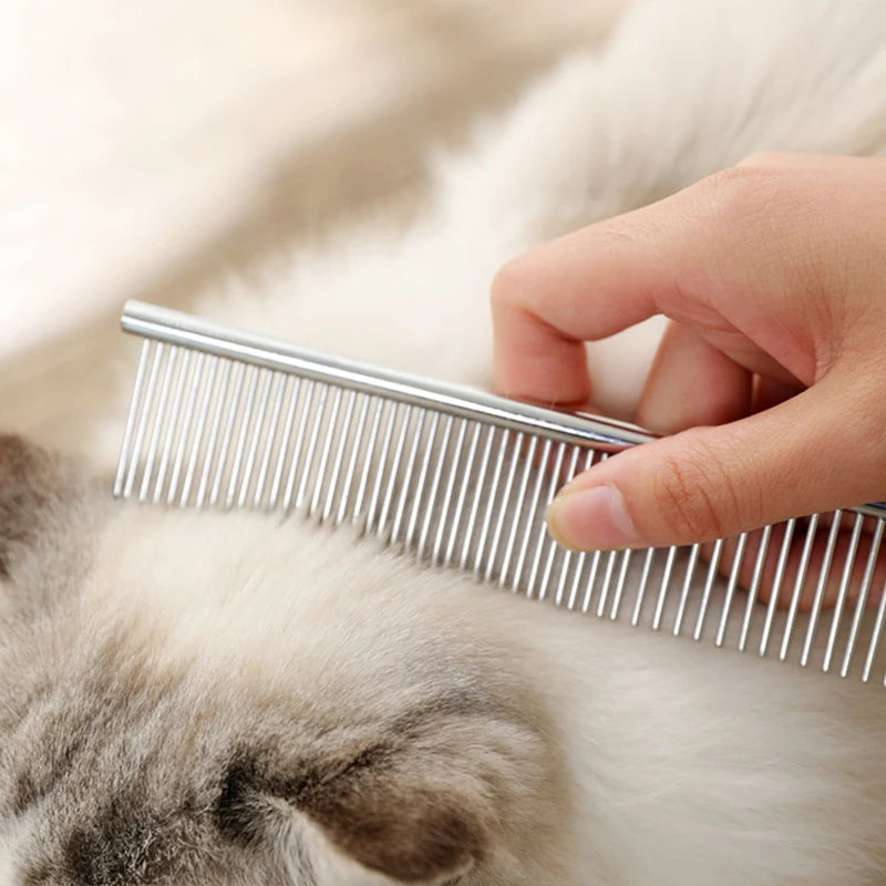 Stainless Steel Comb Long Thick Hair Fur Removal, Comb 16/19cm