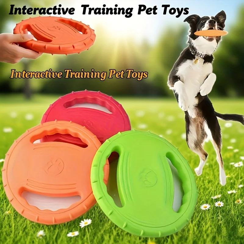 Flying Disc Dog Training Toy Outdoor Interactive Game Playing Floating Water Toy