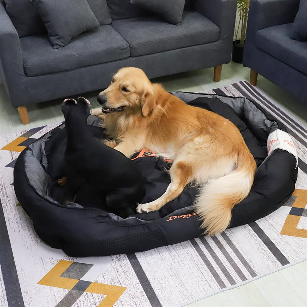 XXL XL Large Orthopedic Sofa Dog Bed Waterproof Pet Mat Kennel Pet Puppy Basket Washable Removable Cushion