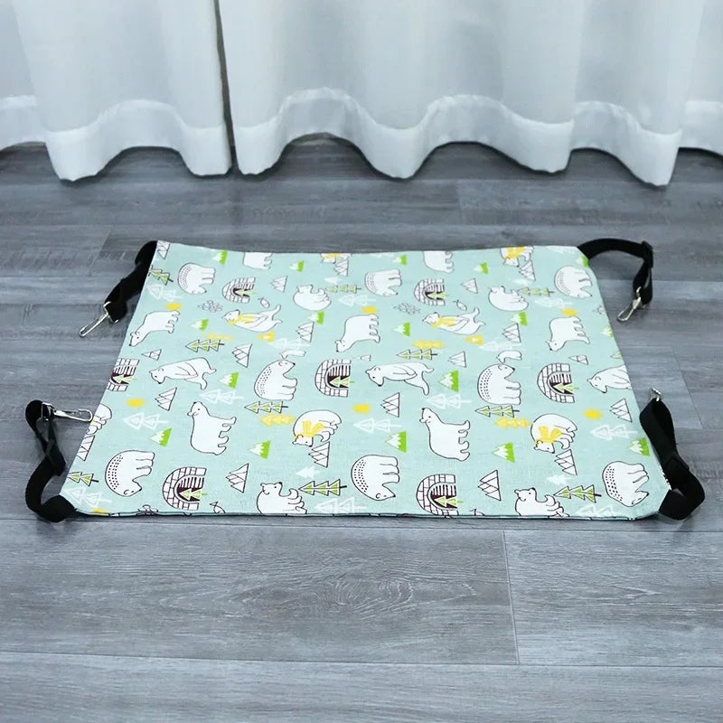 Cat Hanging Hammock with Adjustable Straps Double-Sided