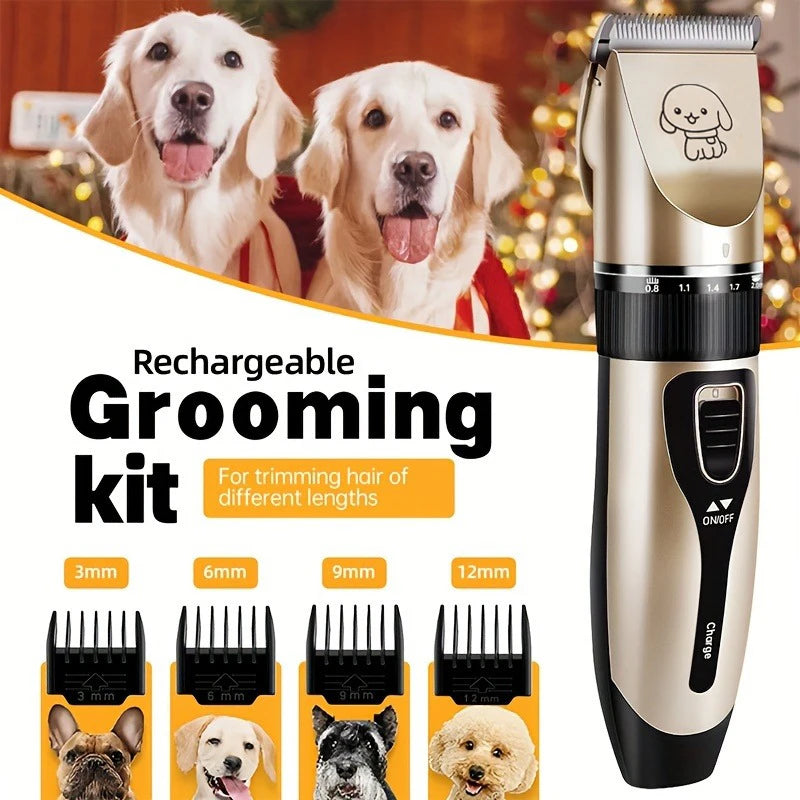 Dog/Cat Hair Trimmer Kit Electric Precision Clippers Perfect for Professional Grooming at Home