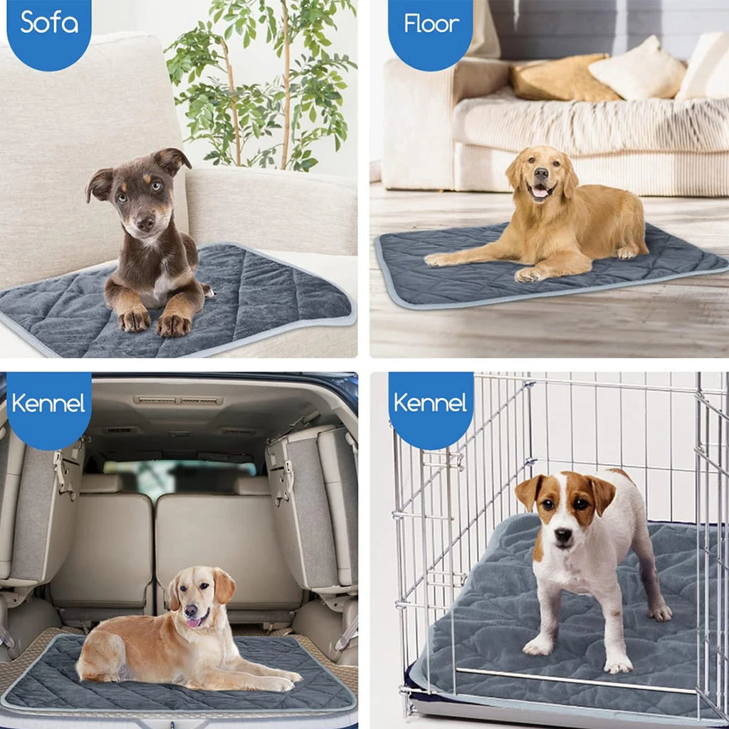 Self-Heating, Extra Warm, Washable Anti-Slip Crate Pad for Dogs and Cats