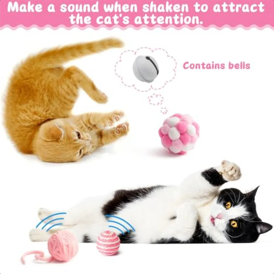 Interactive 27Pcs Cat Kitten Toy Set
